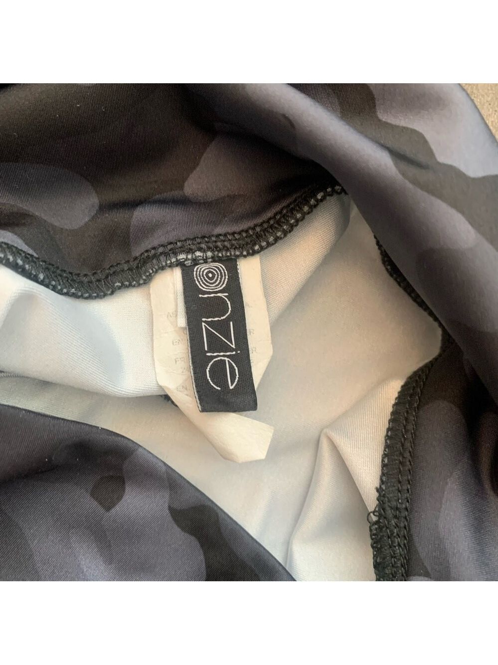 Onzie high waist black/grey camp leggings XS - Picture 4 of 6